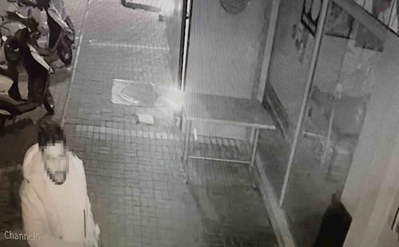 Türk bayrağını bıçakla kesen şüpheli tutuklandı
