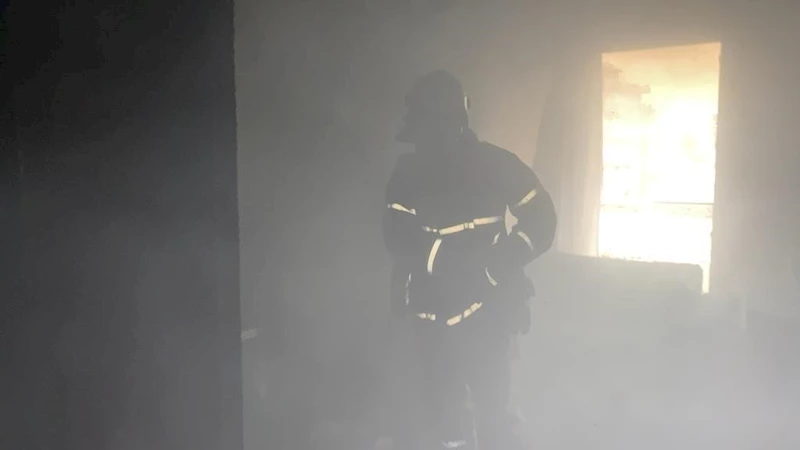 Antakya’da ev yangını
