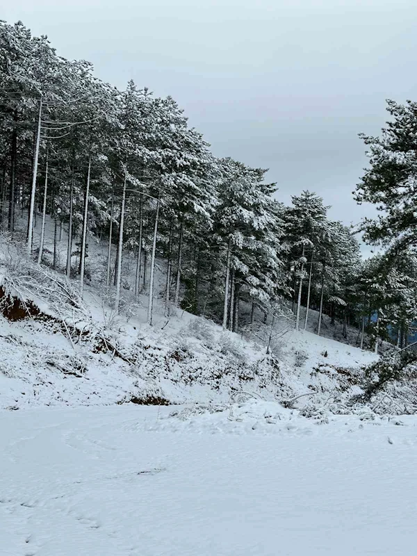 Gazipaşa kırsalı beyaza büründü
