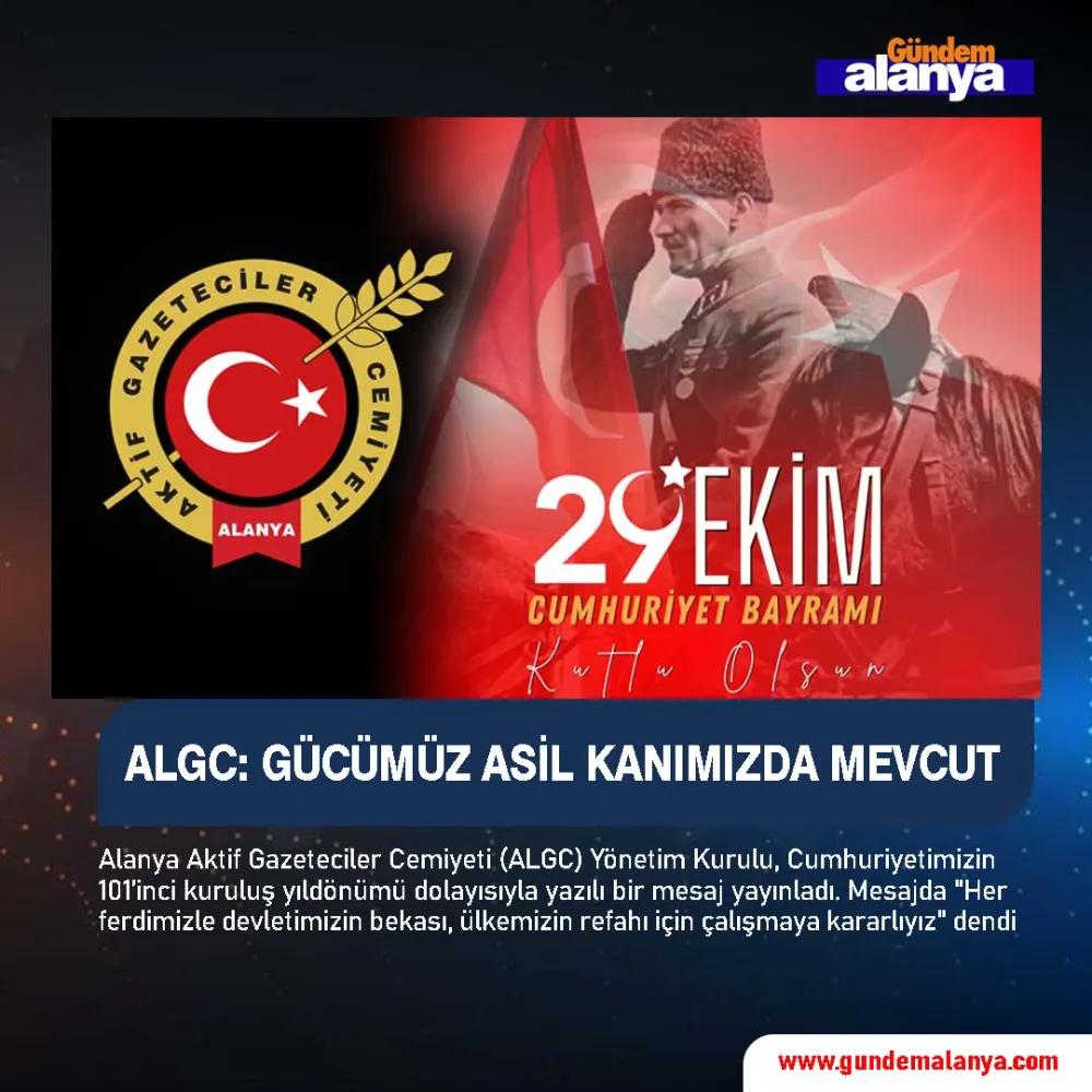 ALGC: Gücümüz asil kanımızda mevcut