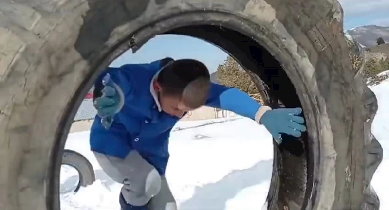 Öğrencilerin survivor parkuru
