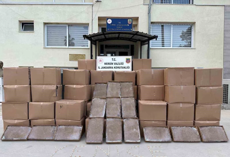 Mersin’de 2 milyon kaçak makaron ele geçirildi
