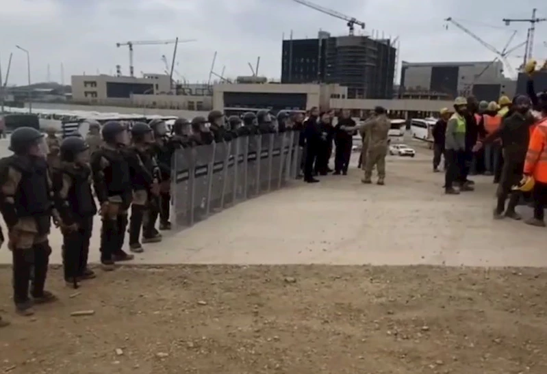 Akkuyu NGS’de maaş alamayan işçiler iş bıraktı
