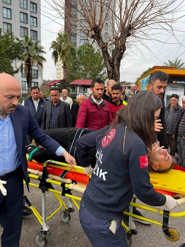 Yaralıya ilk müdahale doktor belediye başkan adayından
