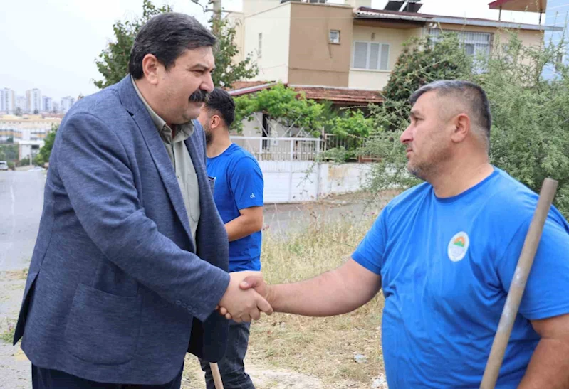 Başkan Yıldız, 1 Mayıs’ta sahada çalışan işçileri ziyaret etti
